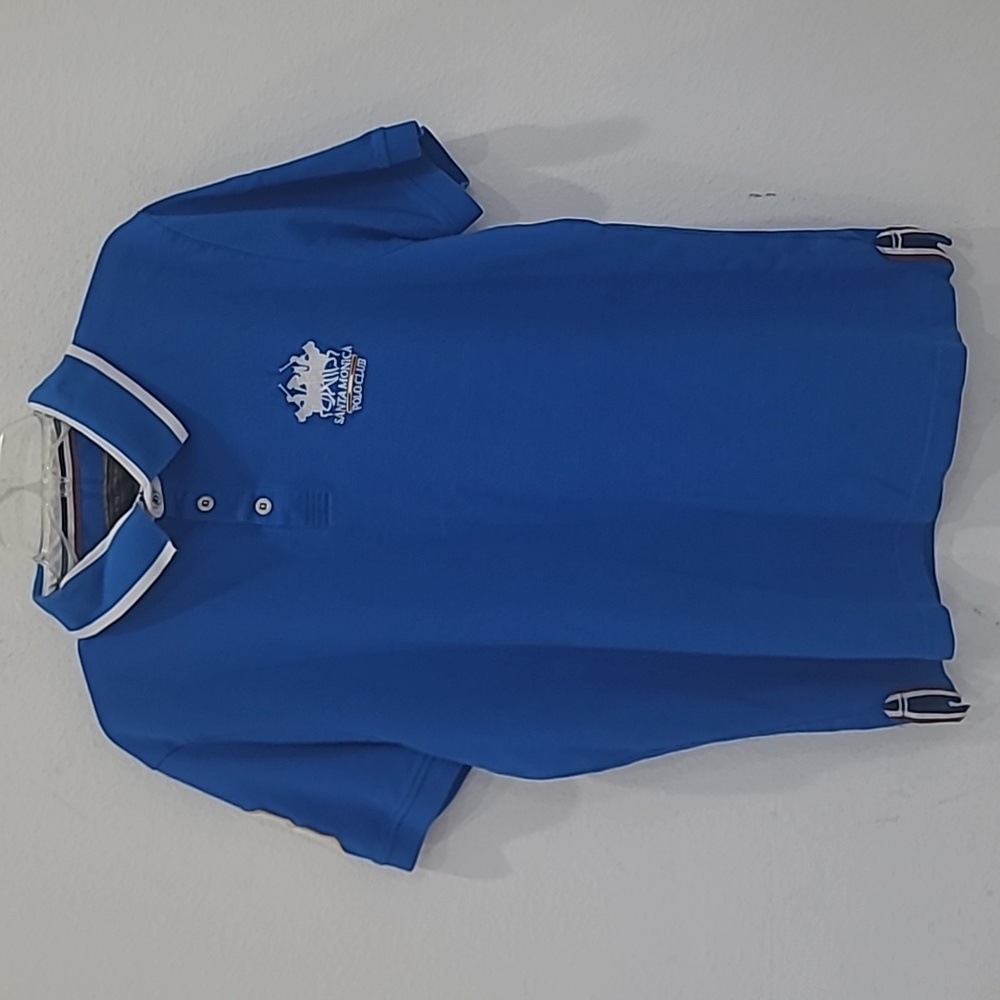 Santa Monica Polo Club Men's Blue Shirt Size XL